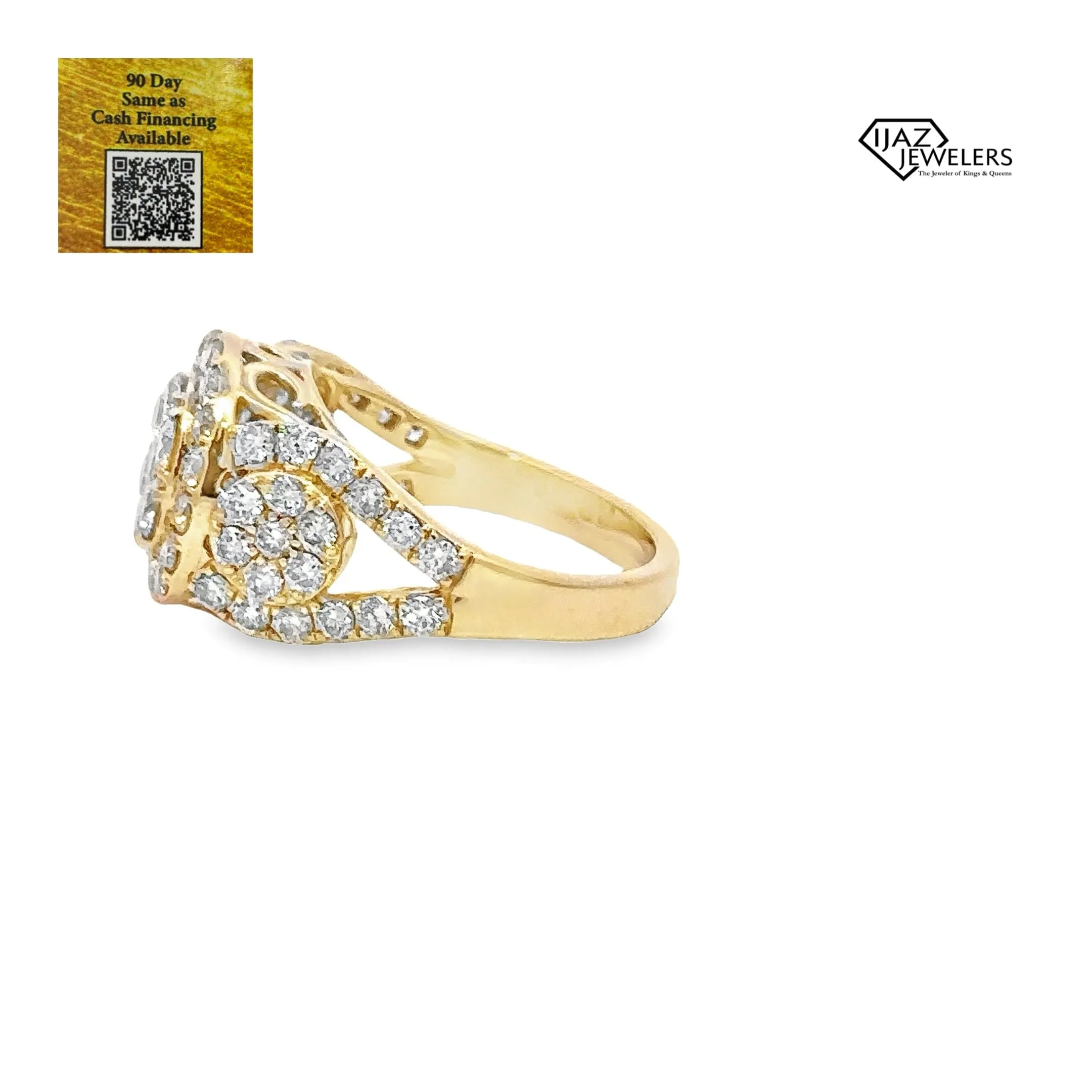 10K Gold 2.07 CTW Diamond Ladies Ring