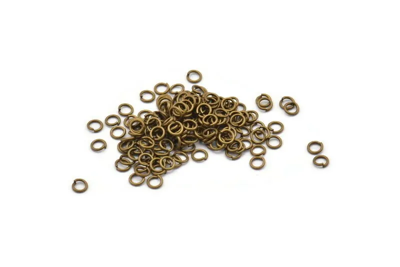 3mm Jump Ring - 250 Antique Brass Jump Rings (3x0.50mm) A0402