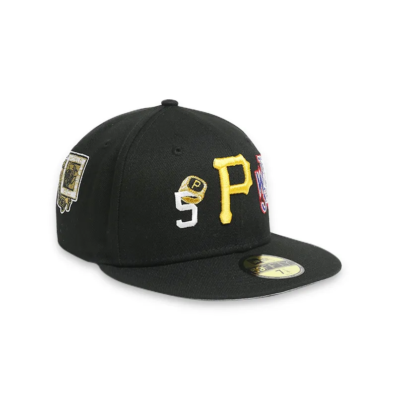 [60224556] Pittsburgh Pirates Count The Rings Blue MBL 59FIFTY Men's Fitted Hat