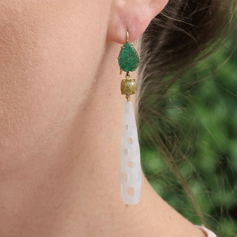 Agate Drop Earrings