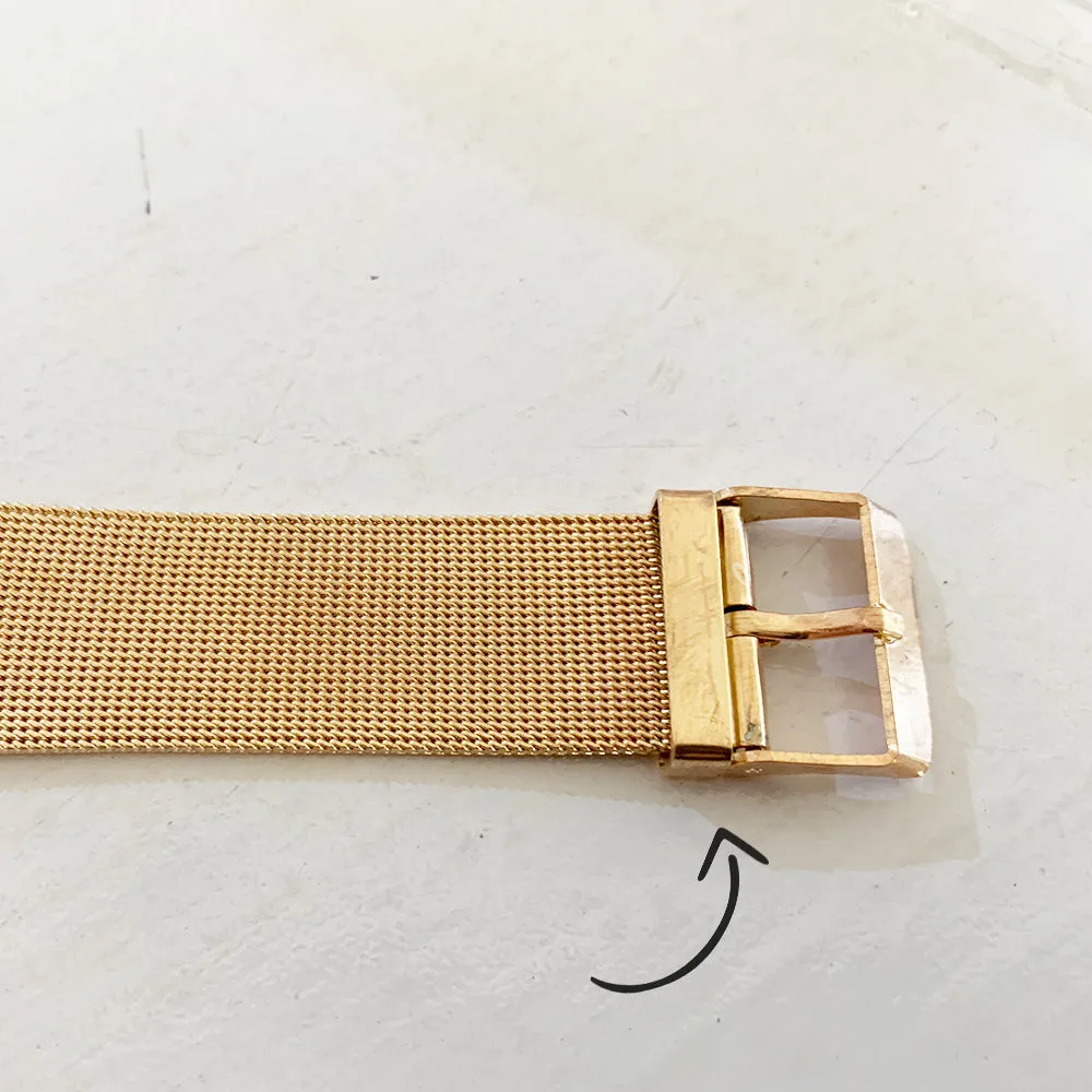 ALEX BLACK DIAL ROSEGOLD MESH STRAP WATCH-SAMPLE