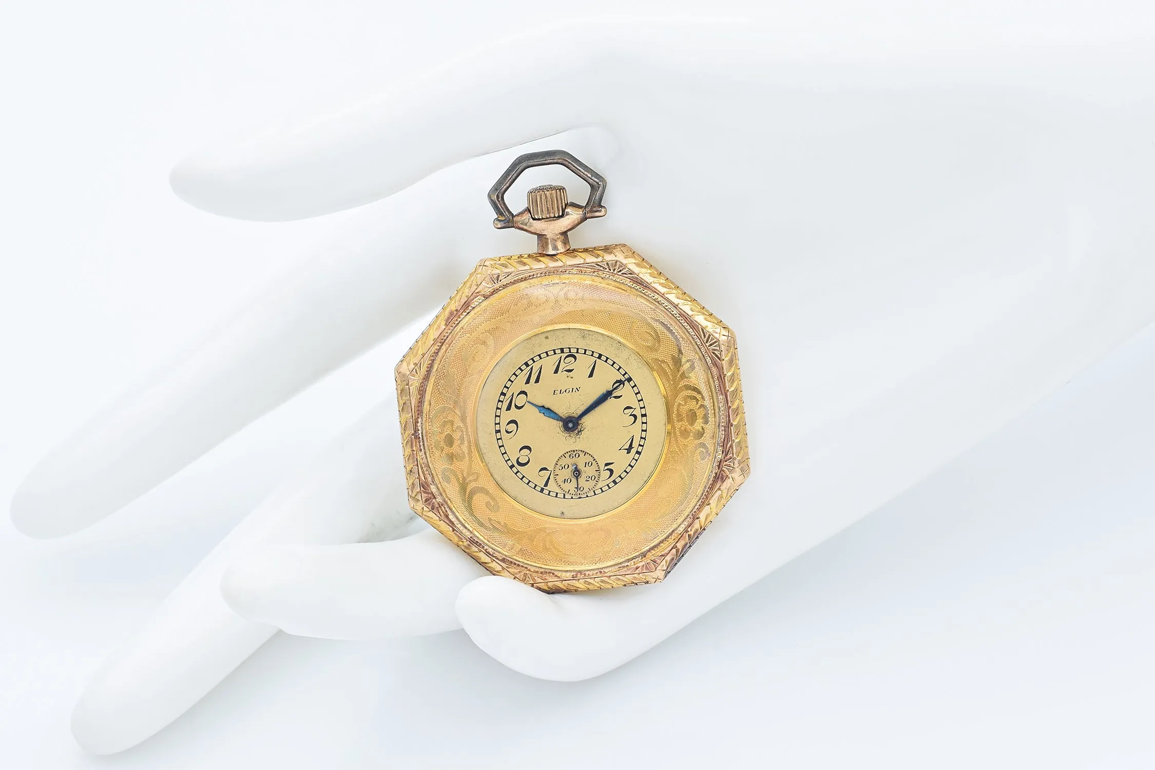 Antique Elgin 14K Yellow Gold Model 2 Grade 429 15J Size 6/0s Pocket Watch