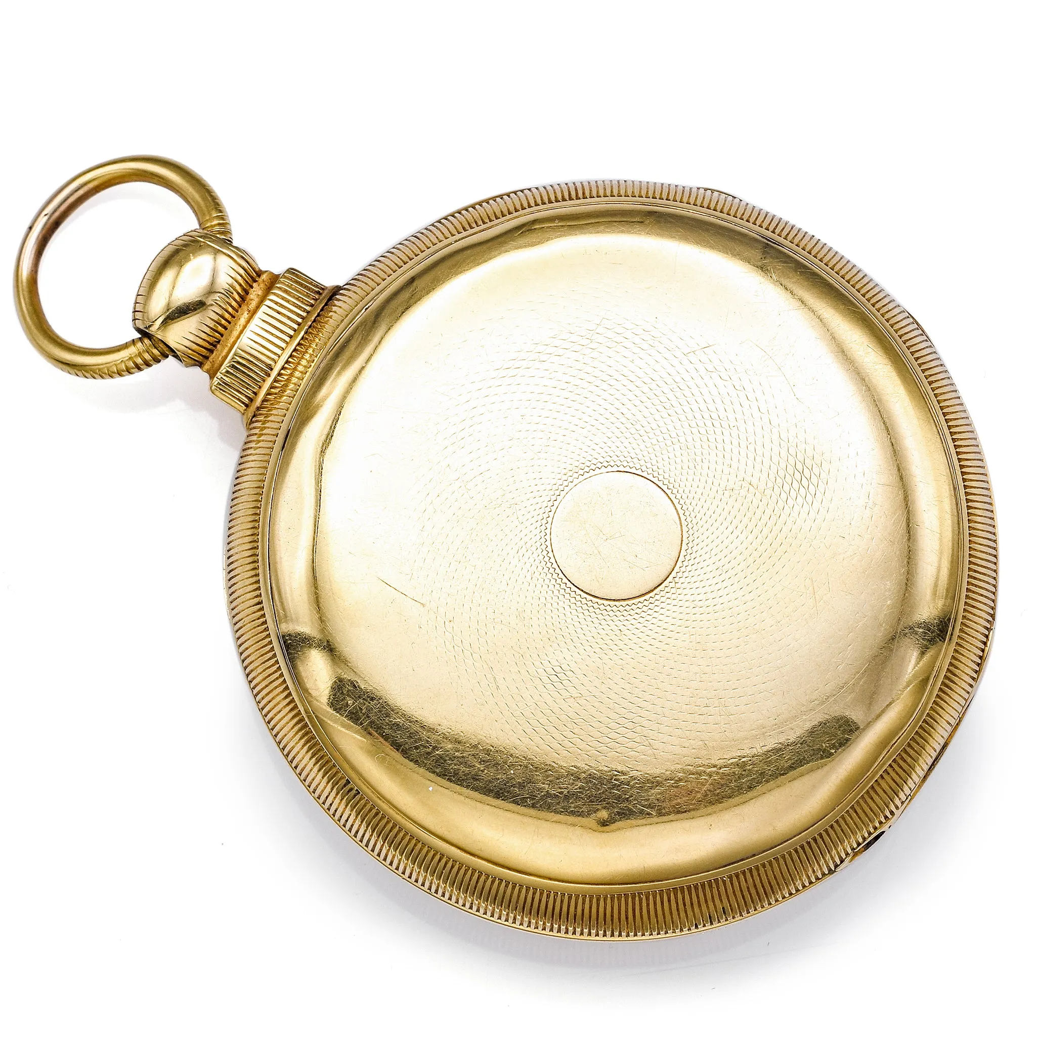 Antique Mid-19th Century Harold & Co. London 18K Gold Fusee Pocket Watch