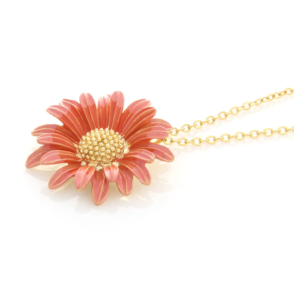 Big daisy Pendant Necklace