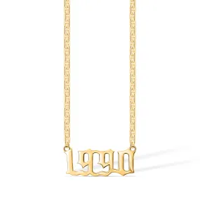 Birth Year Necklace