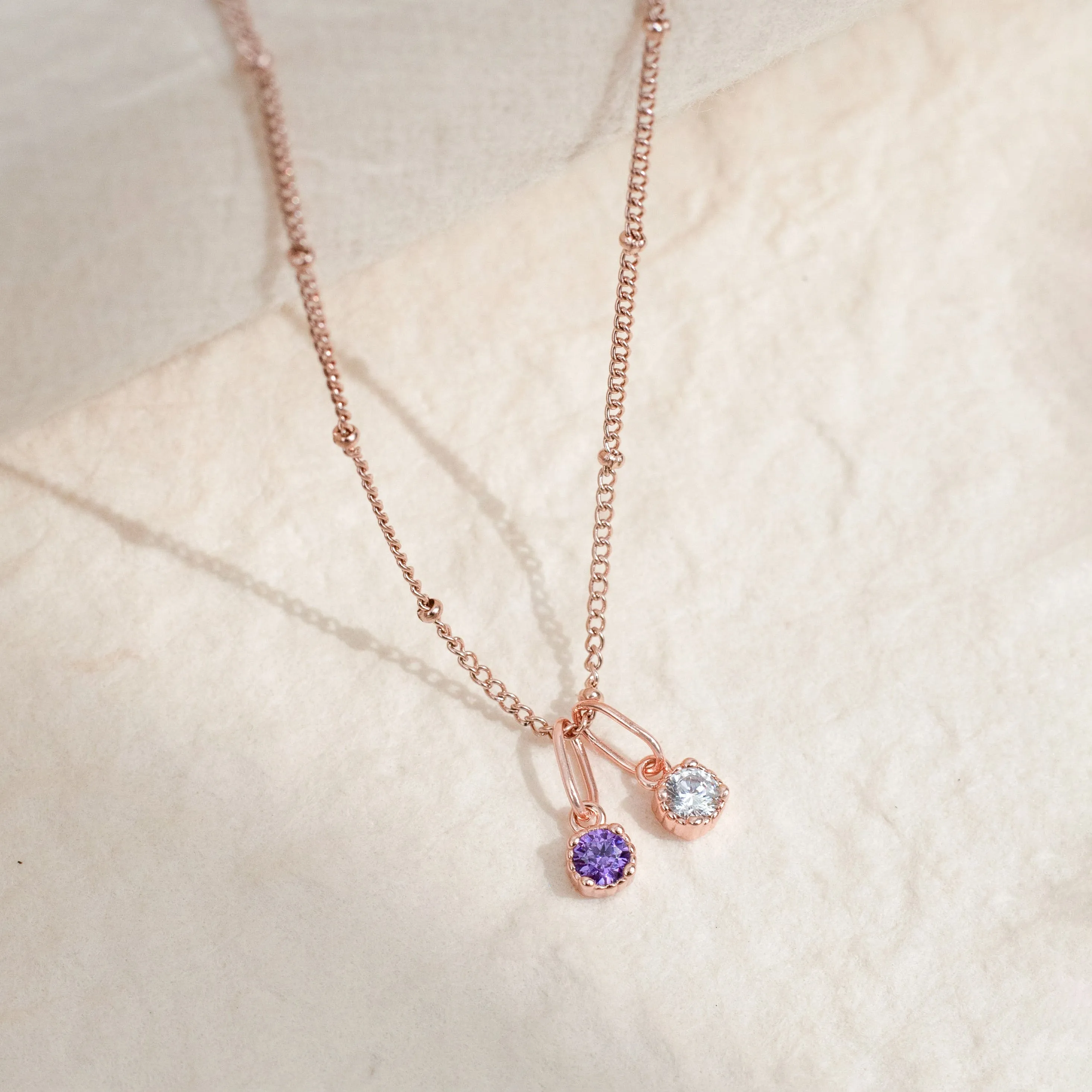 Birthstone Charm Pendant