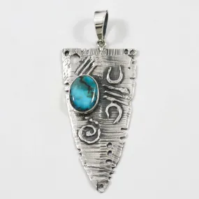 Bisbee Turquoise Pendant