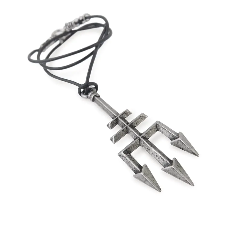 Black Trinity Trident Pendant