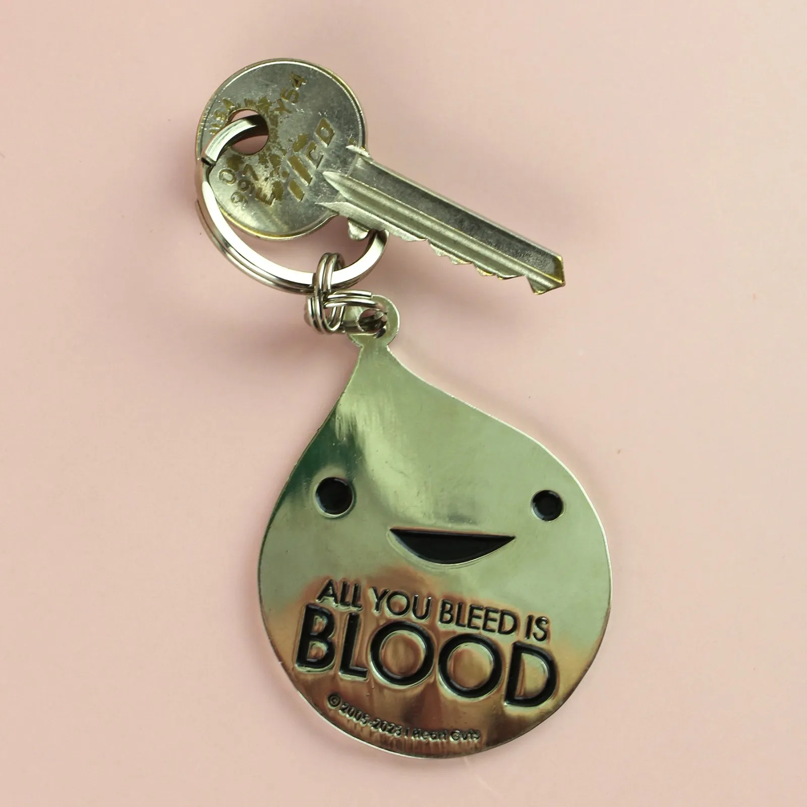 Optimized Title: Stylish Blood Drop Keychain