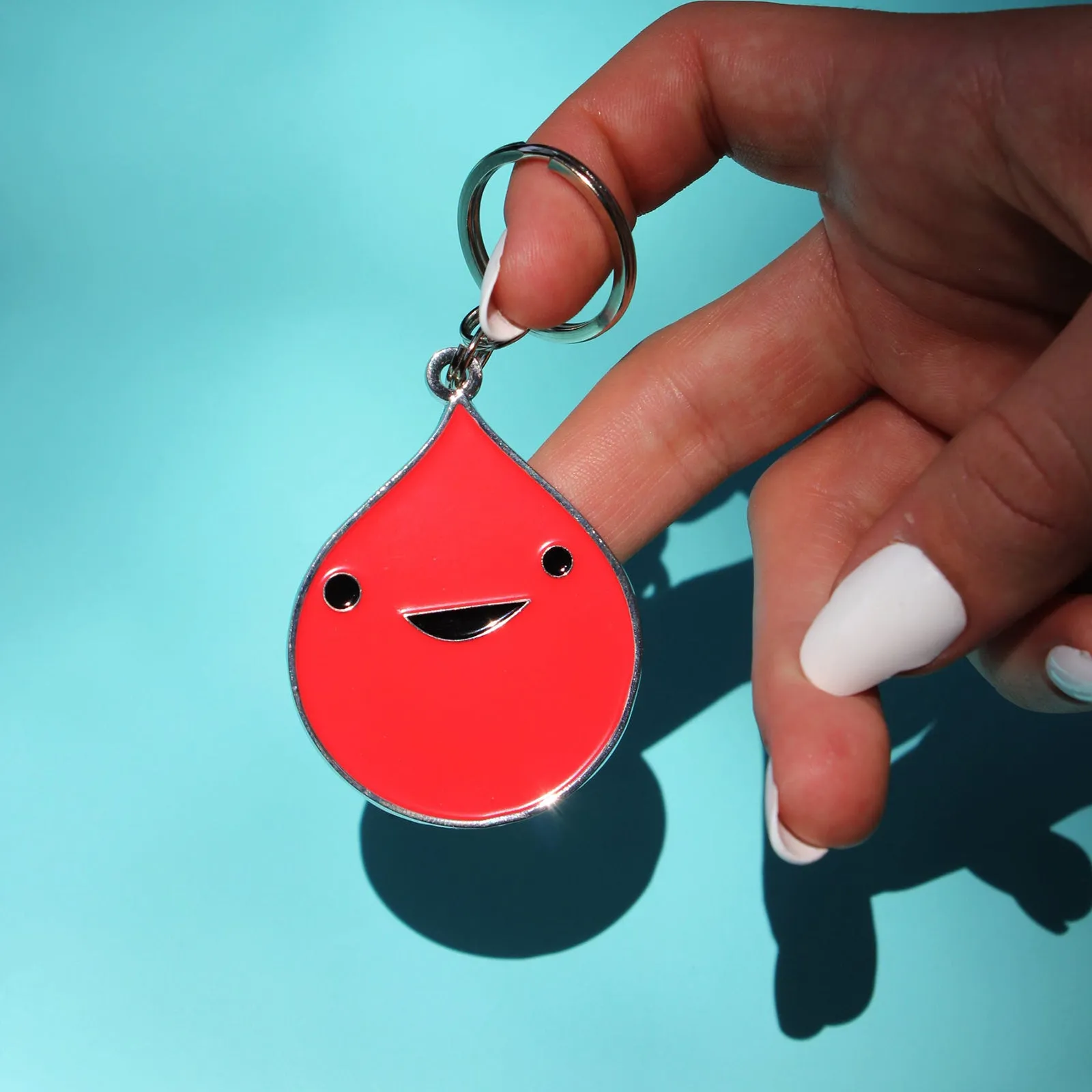 Optimized Title: Stylish Blood Drop Keychain