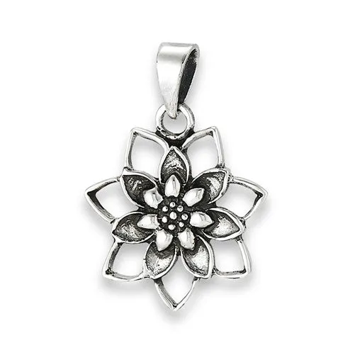 Blooming Lotus Pendant