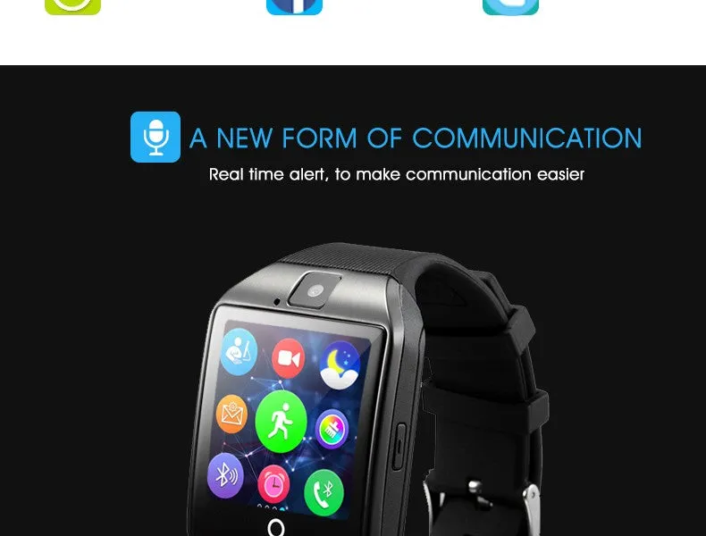 Bluetooth Smart Watch clock With MP3 Camera