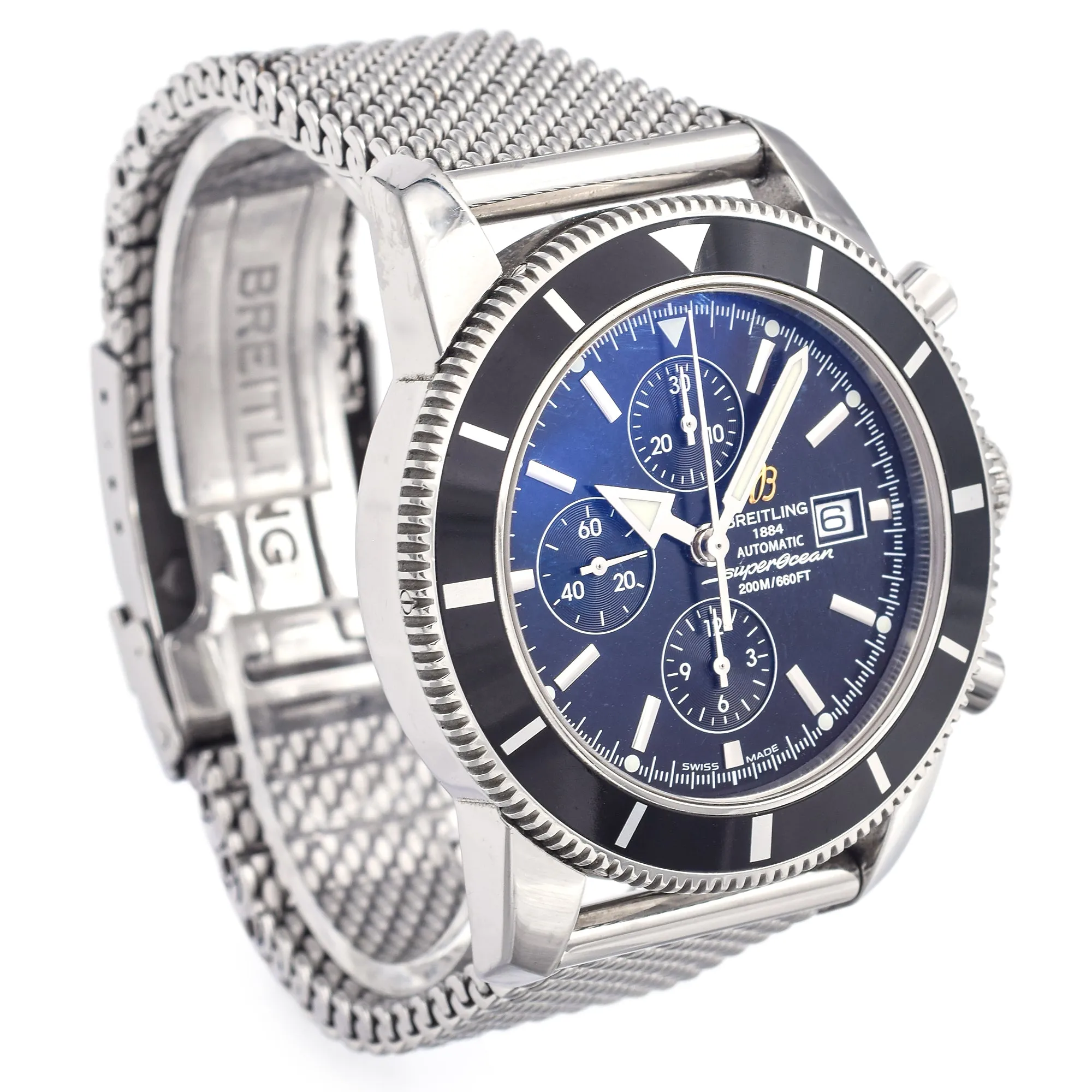 Breitling A13320 SuperOcean Heritage Chronograph Men's Automatic Watch 46 mm