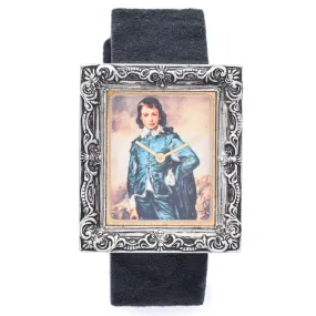 Bulova Classic Moments Sterling Blue Boy by Thomas Gainsborough Watch Box Books