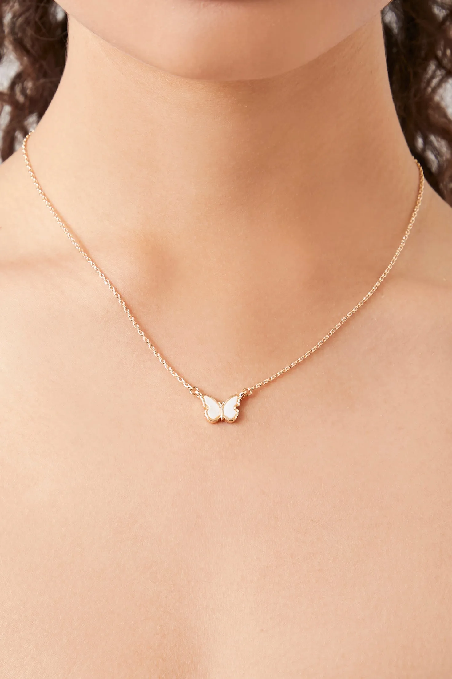 Butterfly Pendant Necklace