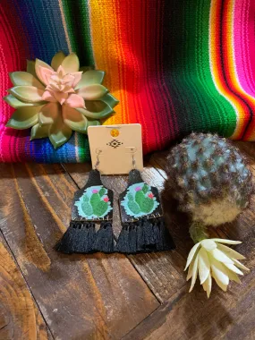 Cactus earrings