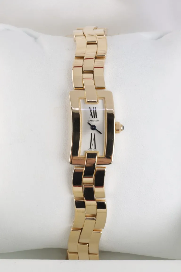 Cartier Ballerine 2992 18K Yellow Gold Ladies Watch   Box (68.7g)