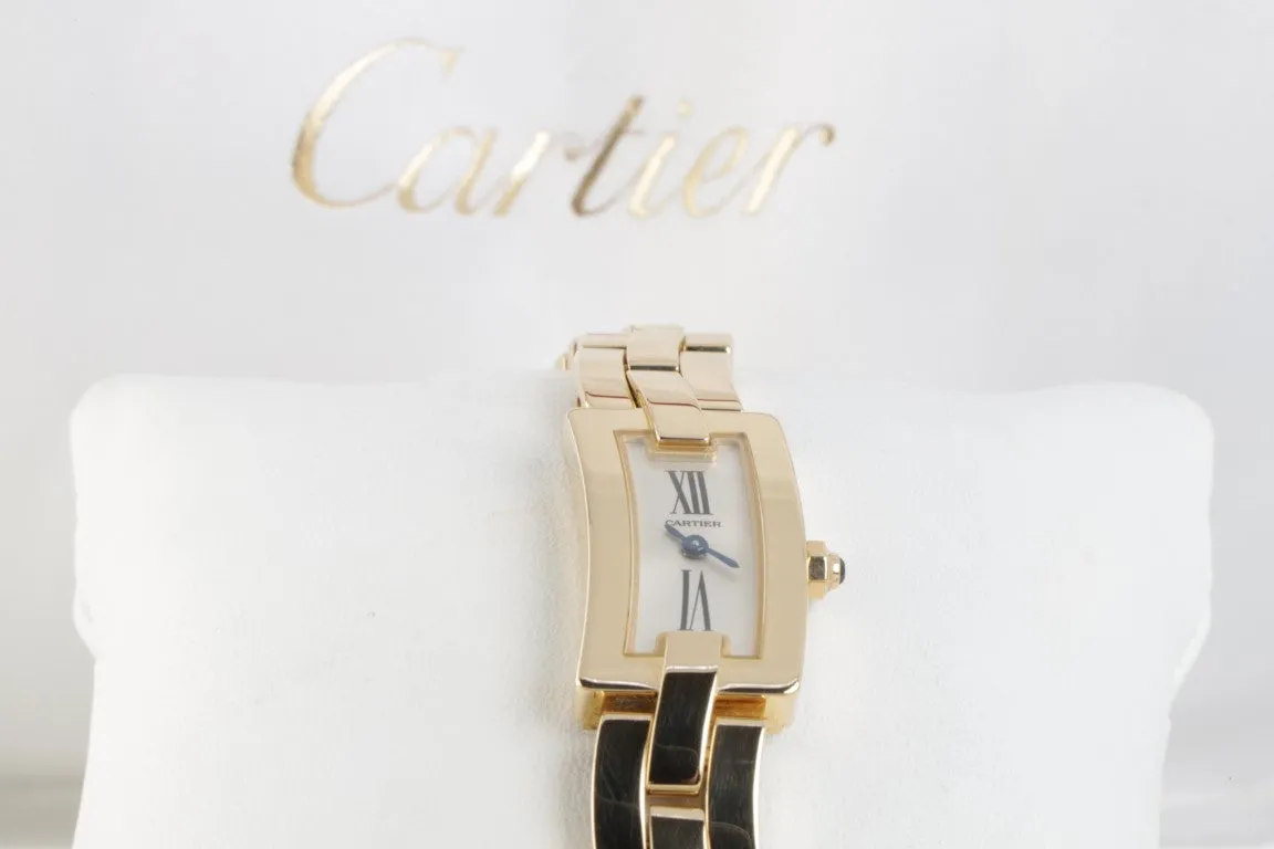 Cartier Ballerine 2992 18K Yellow Gold Ladies Watch   Box (68.7g)