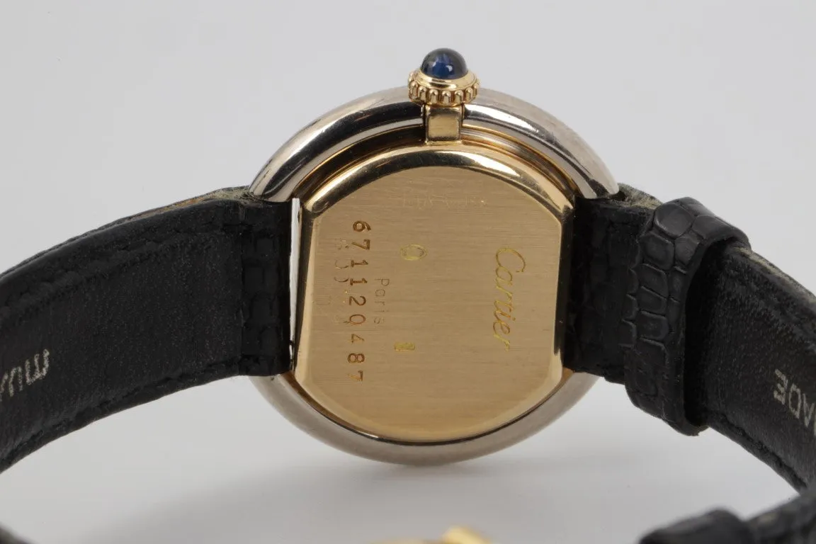 Cartier Ellipse Watch Model Number 6711 26mm 18k Two-tone Gold