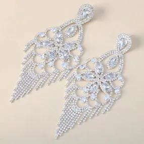 Chandelier Rhinestone Earrings Drop