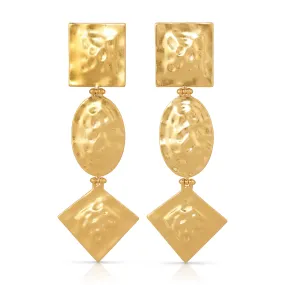 Ciara Three Drop Earrings