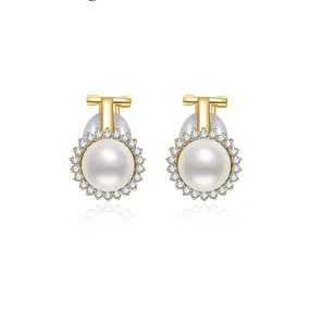 Clip-On Freshwater Pearl Earrings WE00601