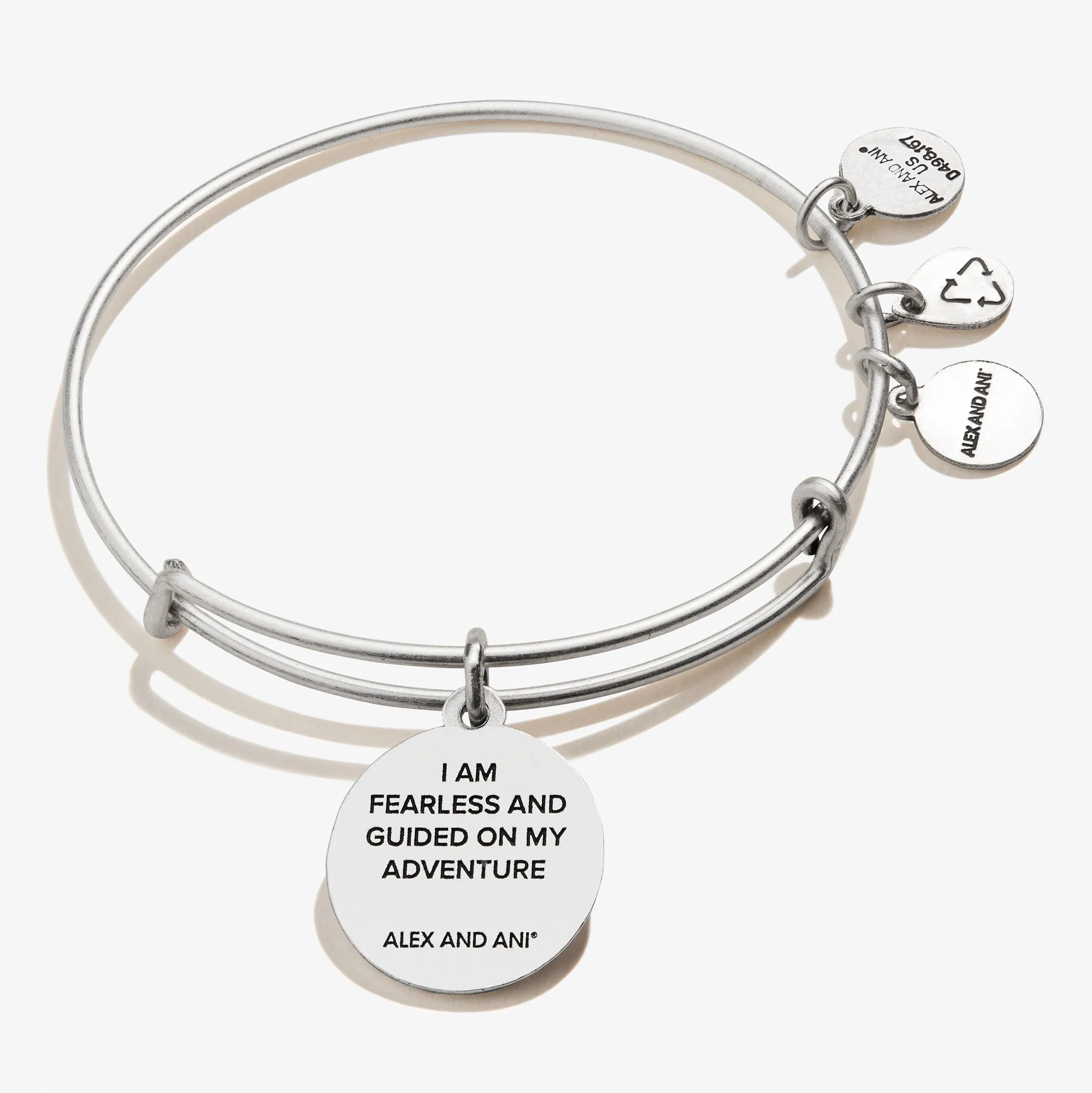 Compass Charm Bangle