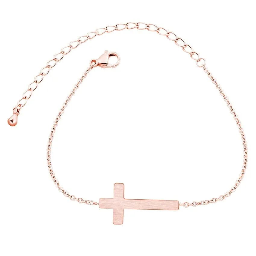 Crucifix WWJD Cross Charm Bracelets