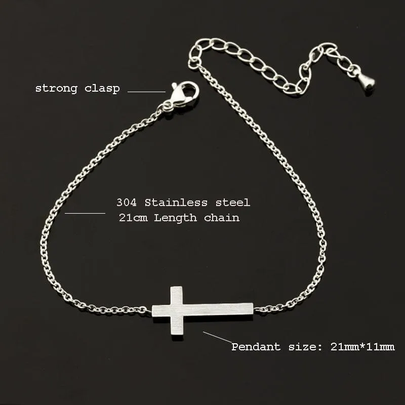 Crucifix WWJD Cross Charm Bracelets