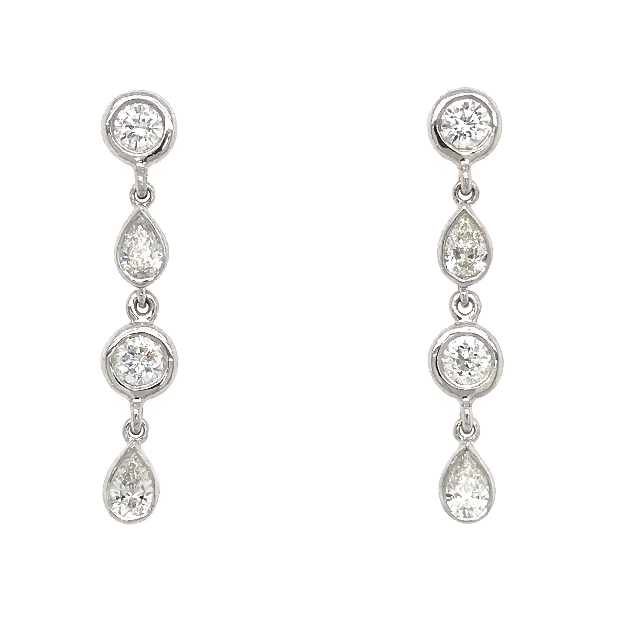 Diamond Drop Earrings