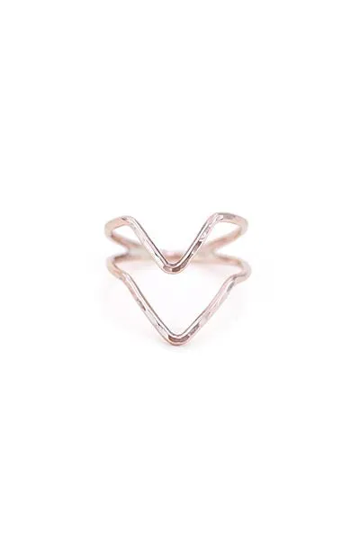 Double Boomerang Ring