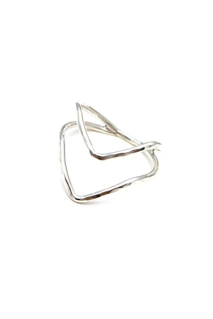 Double Boomerang Ring