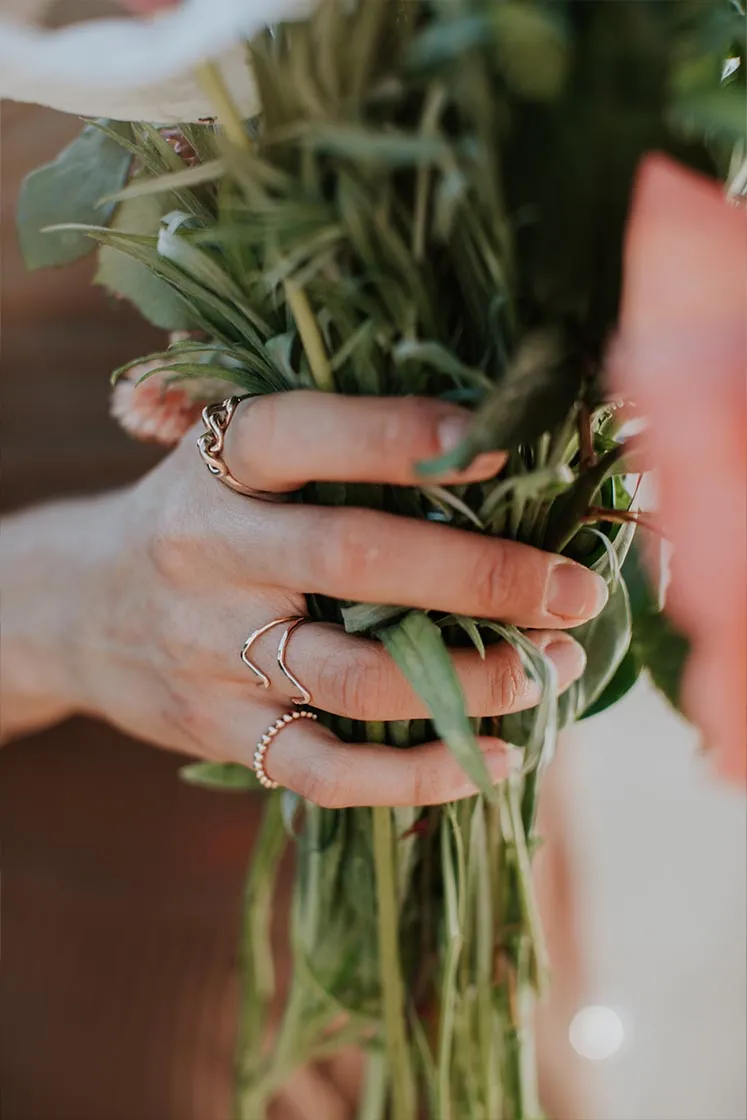 Double Boomerang Ring