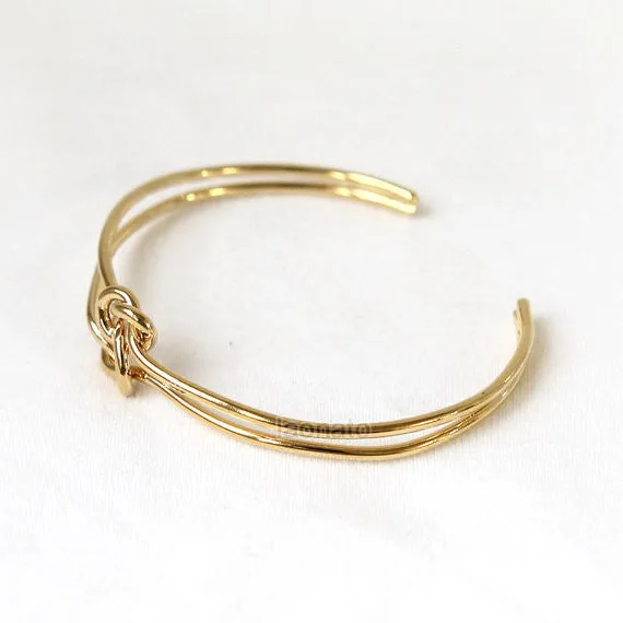 Double Knot Bangle / Love Knot bracelet