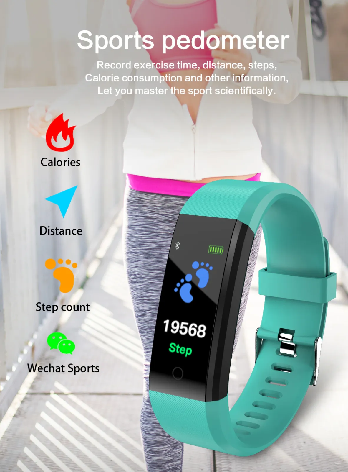 FitSmart Watch: Heart Rate & BP Monitor for Men and Women