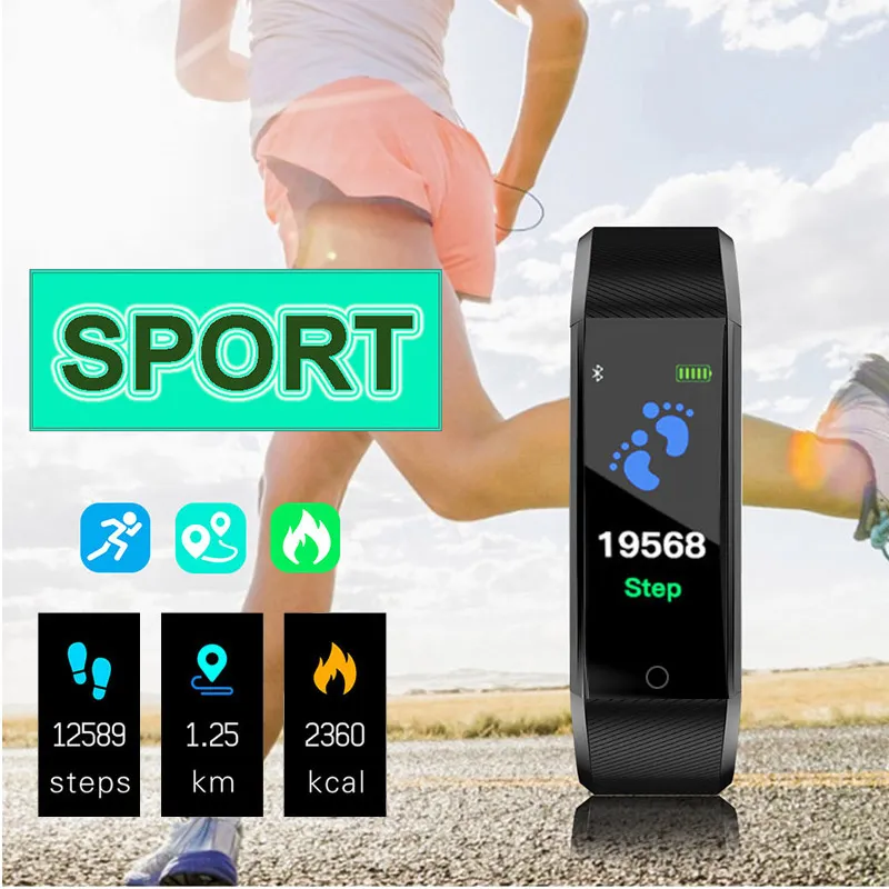 FitSmart Watch: Heart Rate & BP Monitor for Men and Women