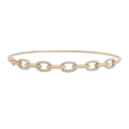 Frida Lock Diamond Bangle