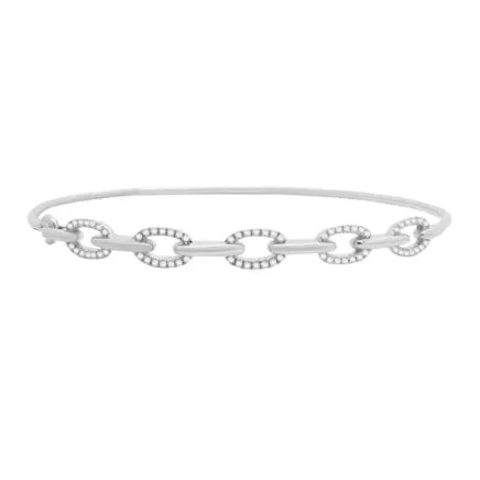 Frida Lock Diamond Bangle