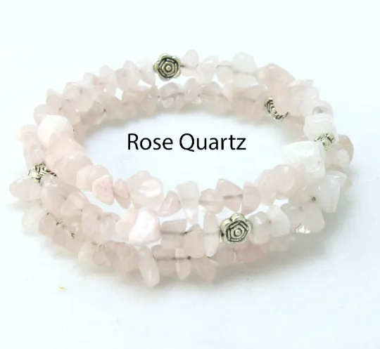 Gemstone Stacking Memory  Bracelets