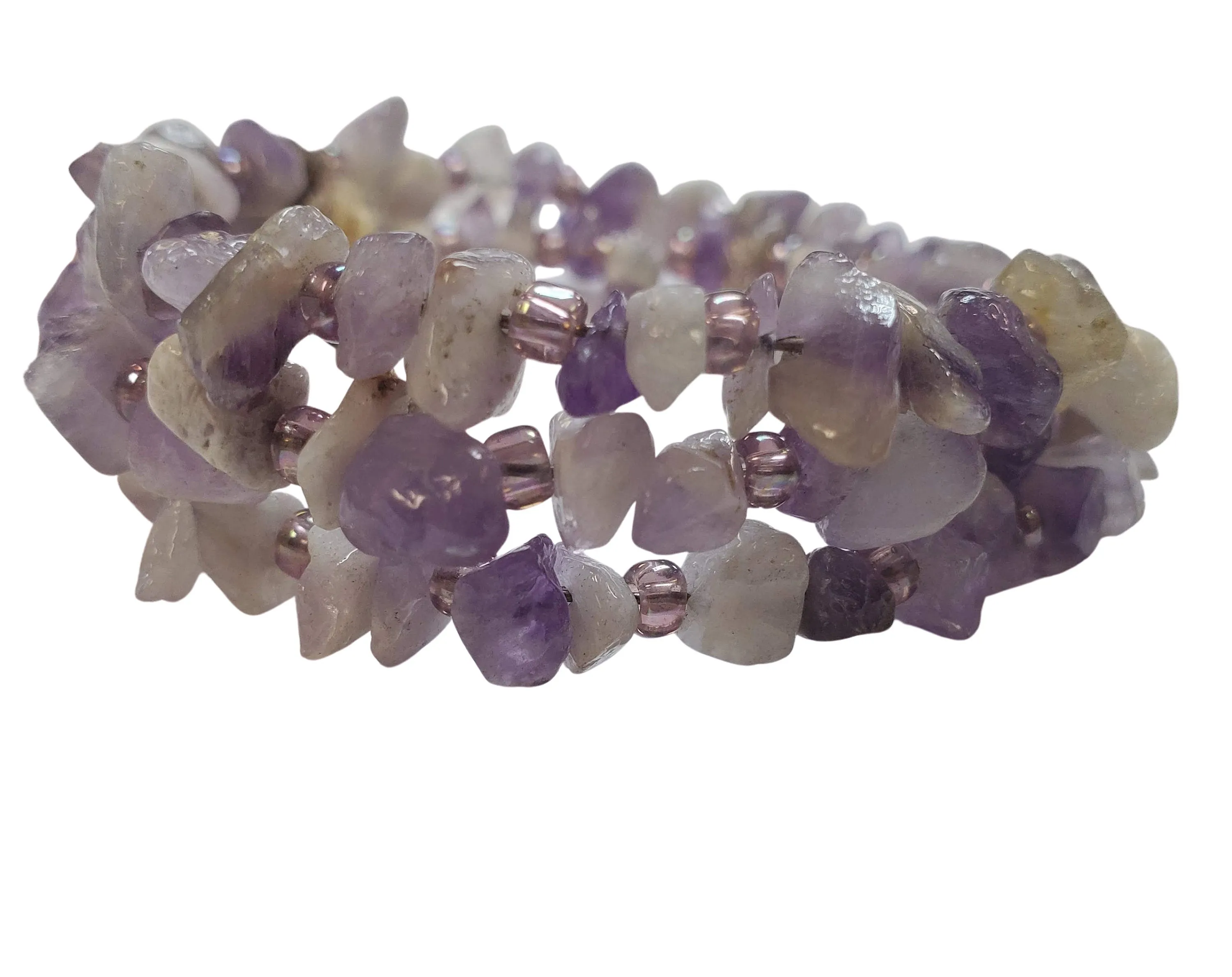 Gemstone Stacking Memory  Bracelets