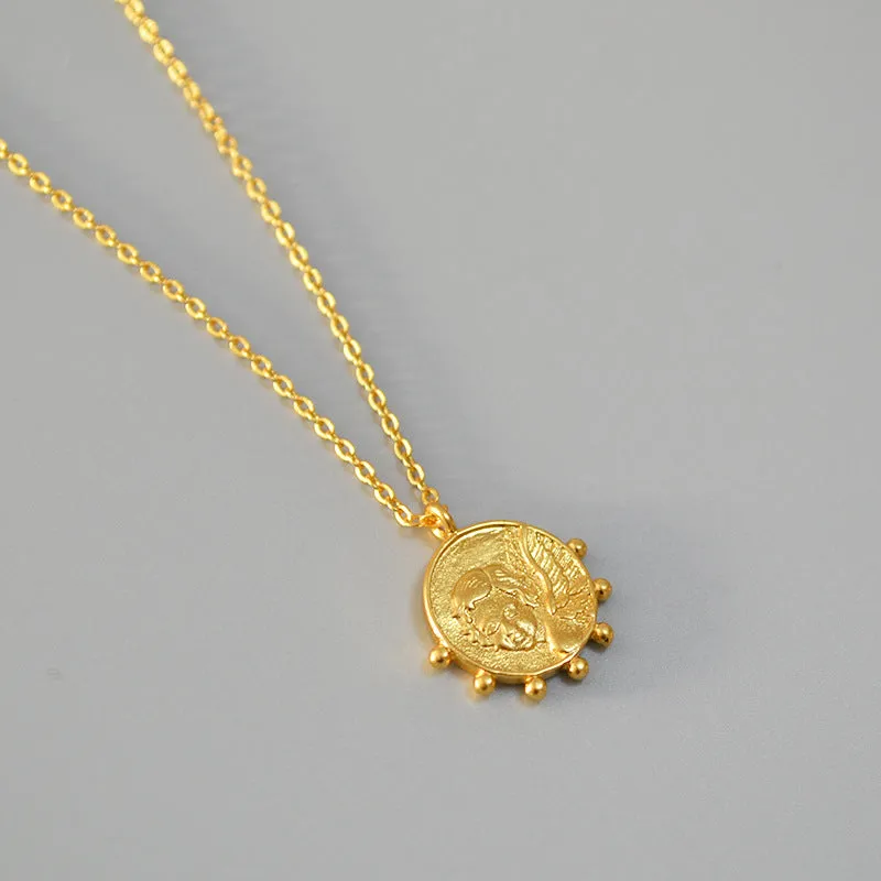 Girl Gear Gold Coin Pendant