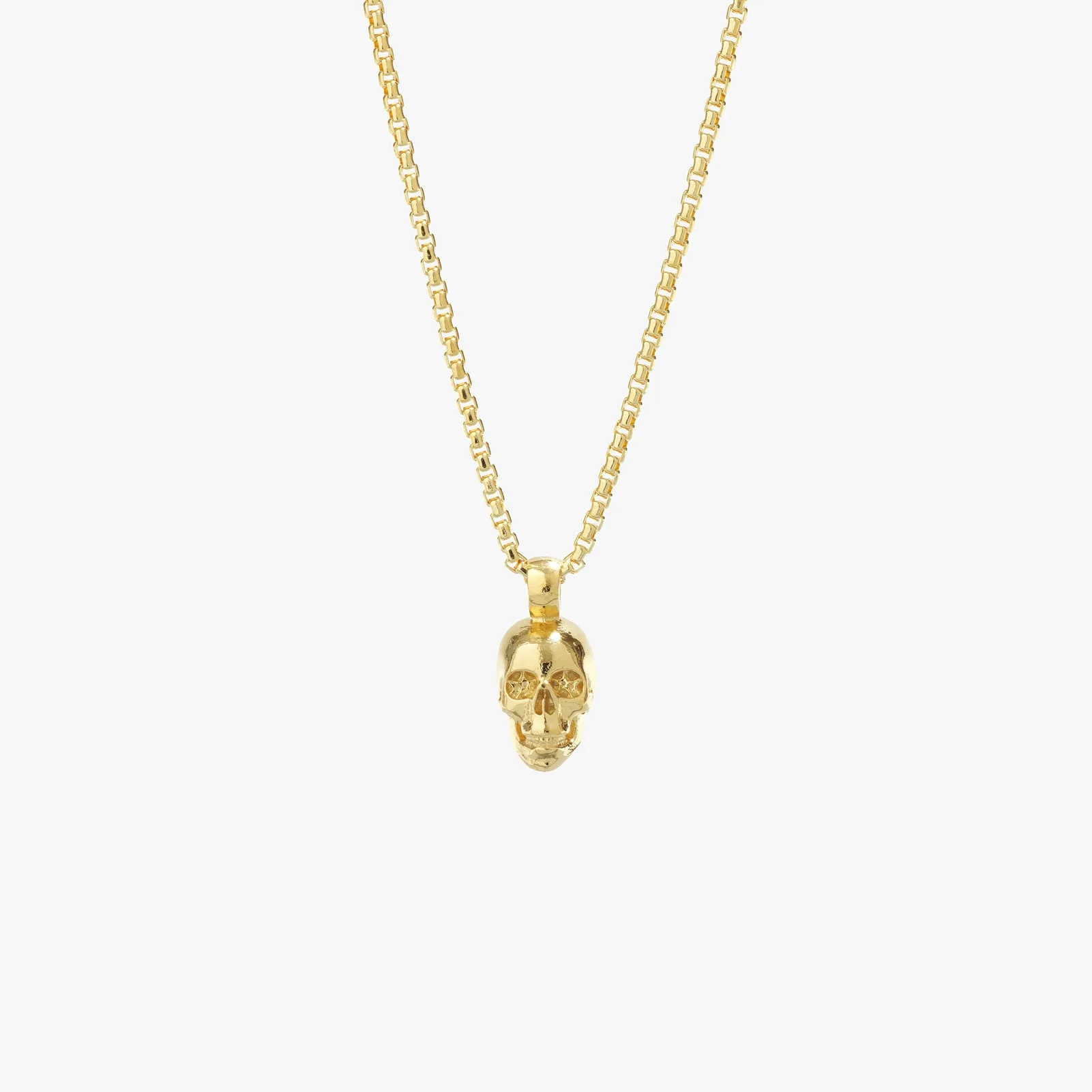 Gold Skull Necklace