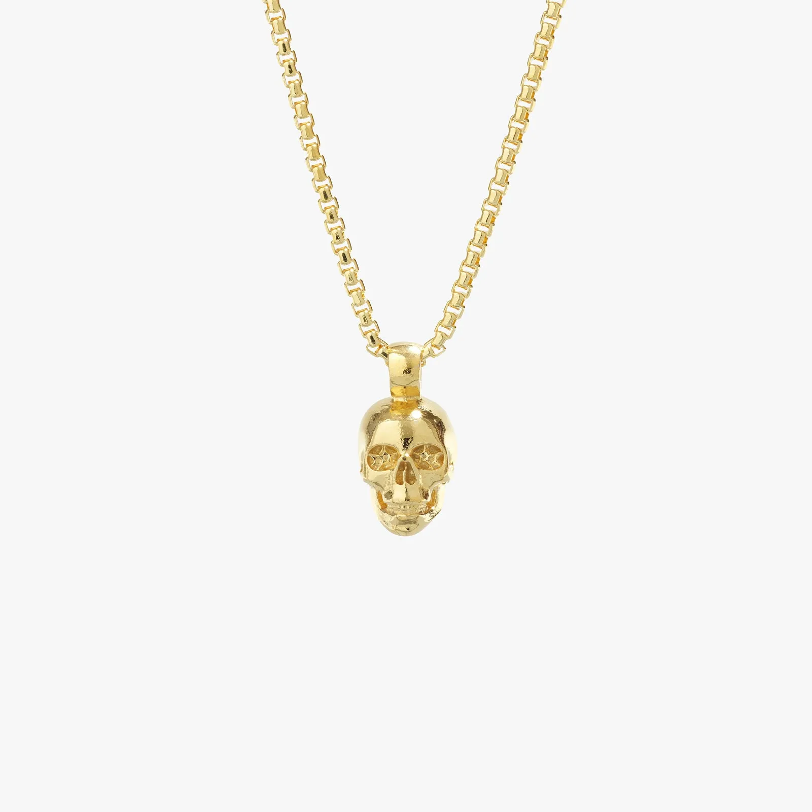 Gold Skull Necklace