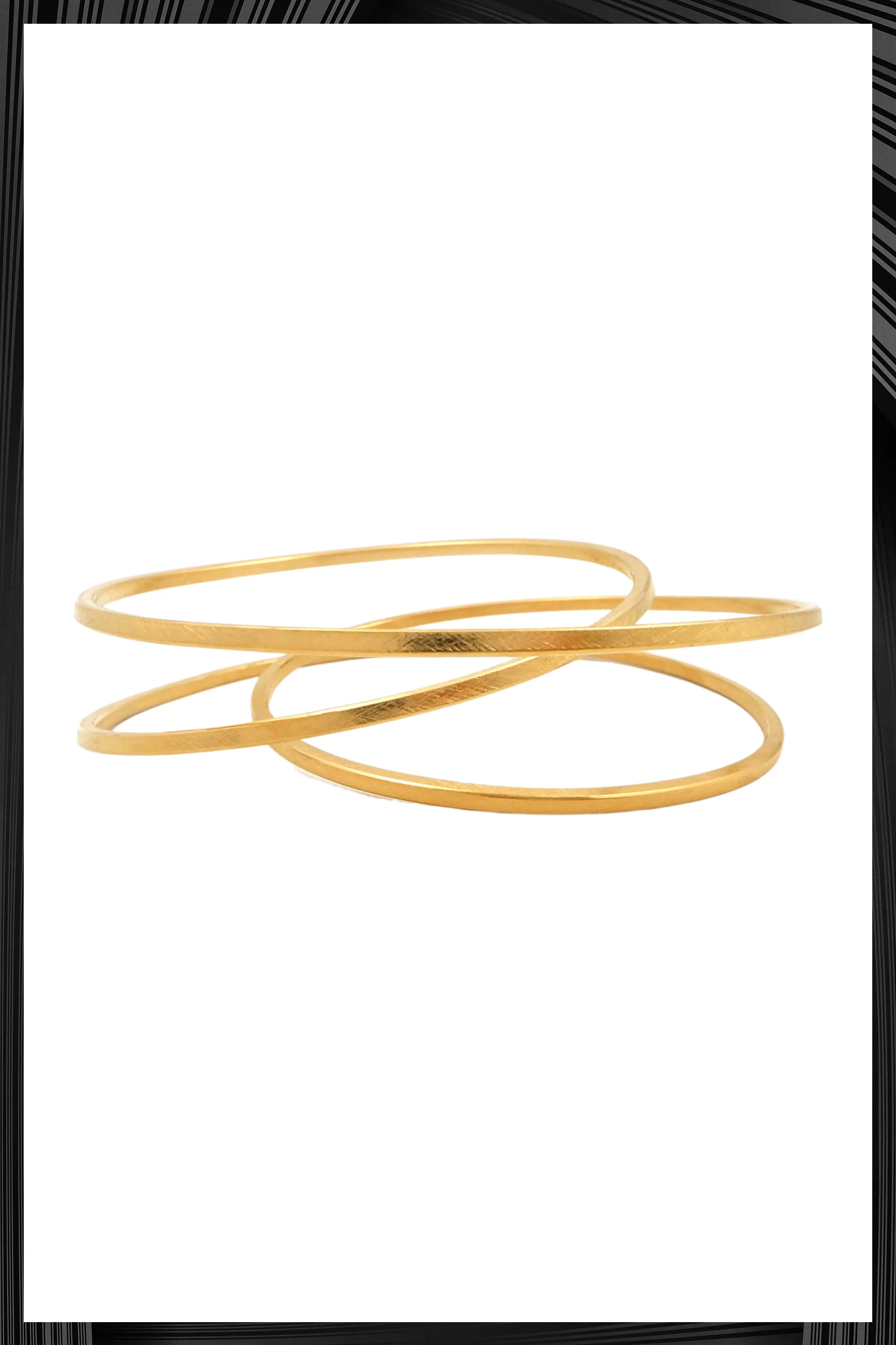 Gold Twister Bangle | Free Delivery - Quick Shipping