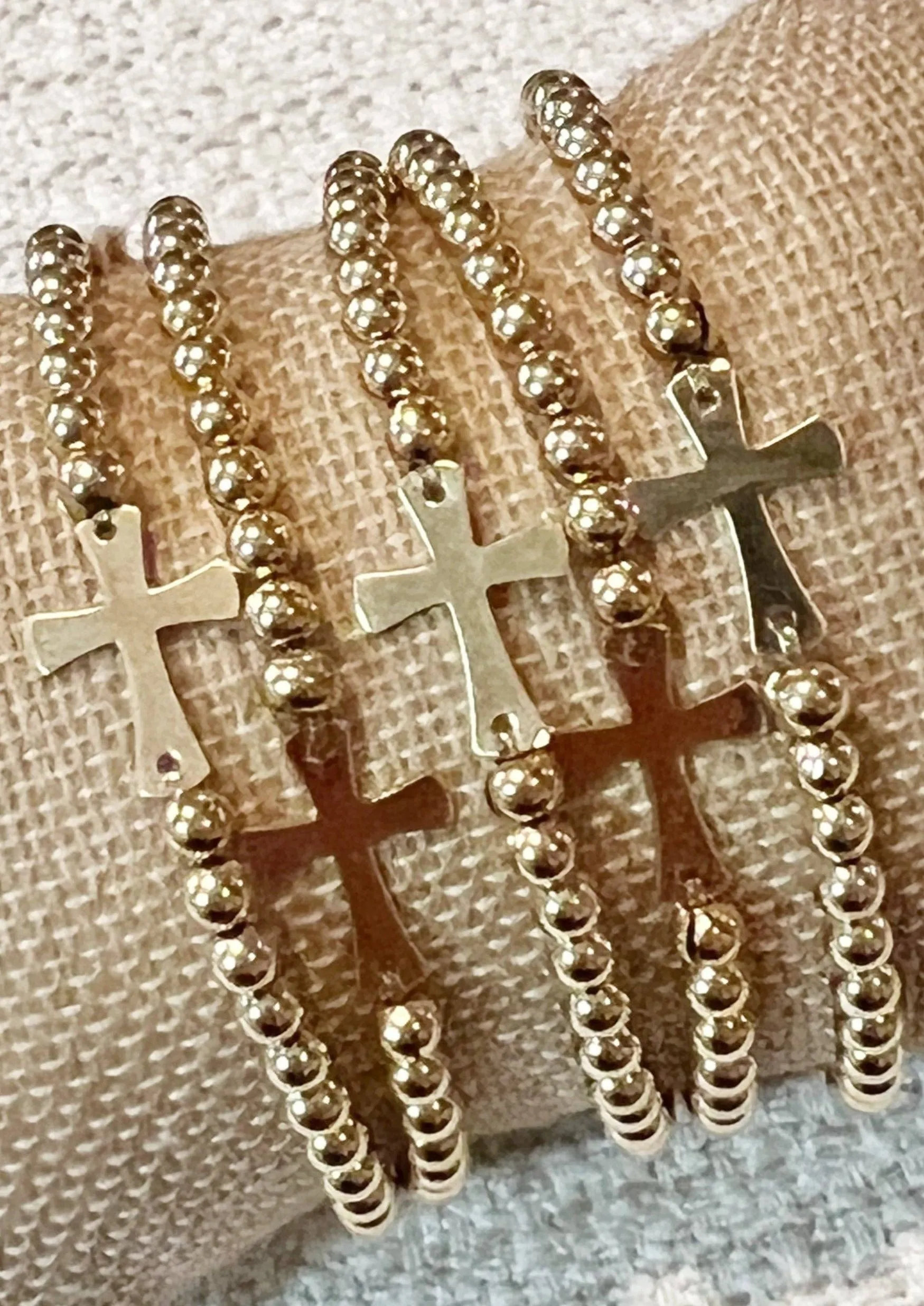 Golden Cross Bracelet