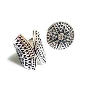 Gypsy Sunburst Ring Set