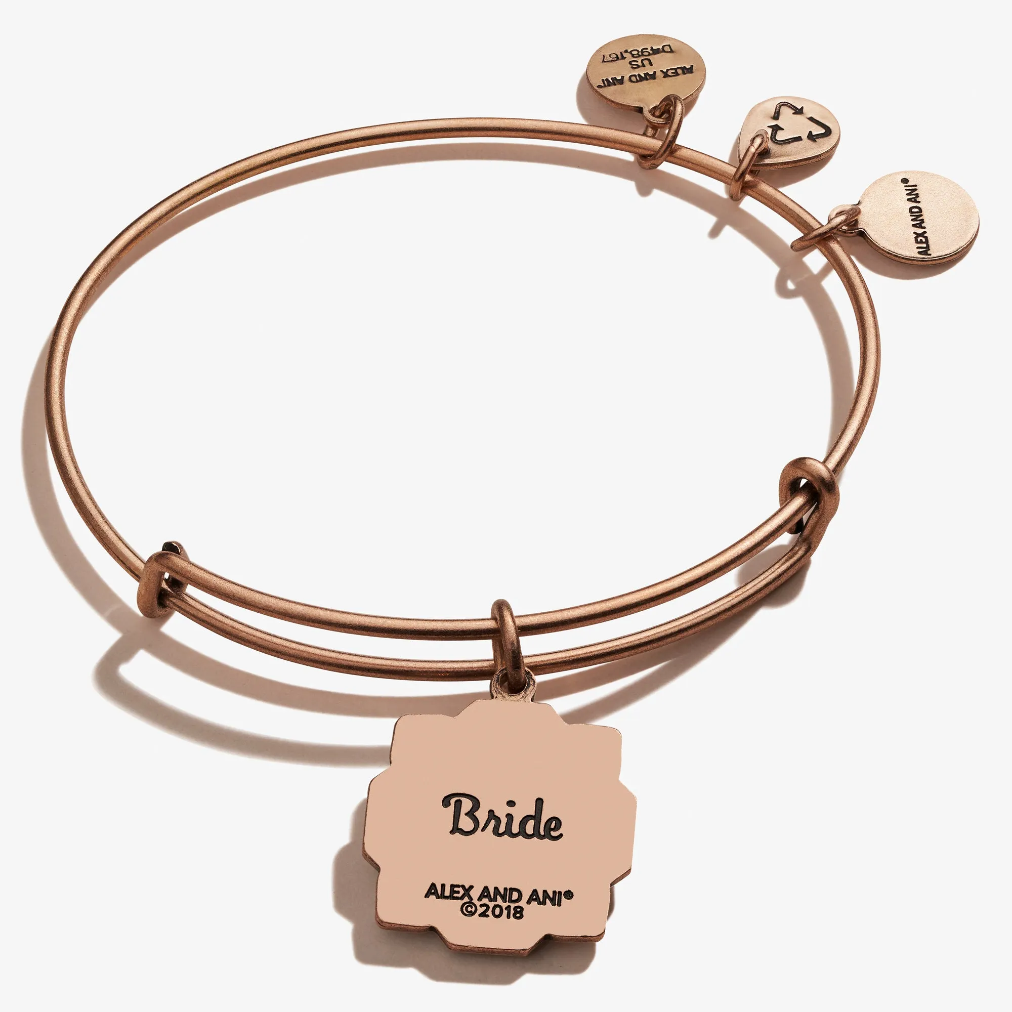 'Happily Ever After' Bride Charm Bangle