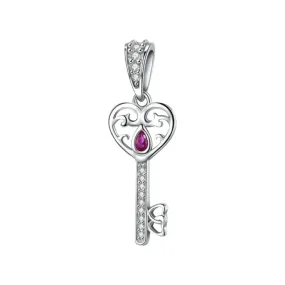 HEART KEY PENDANT