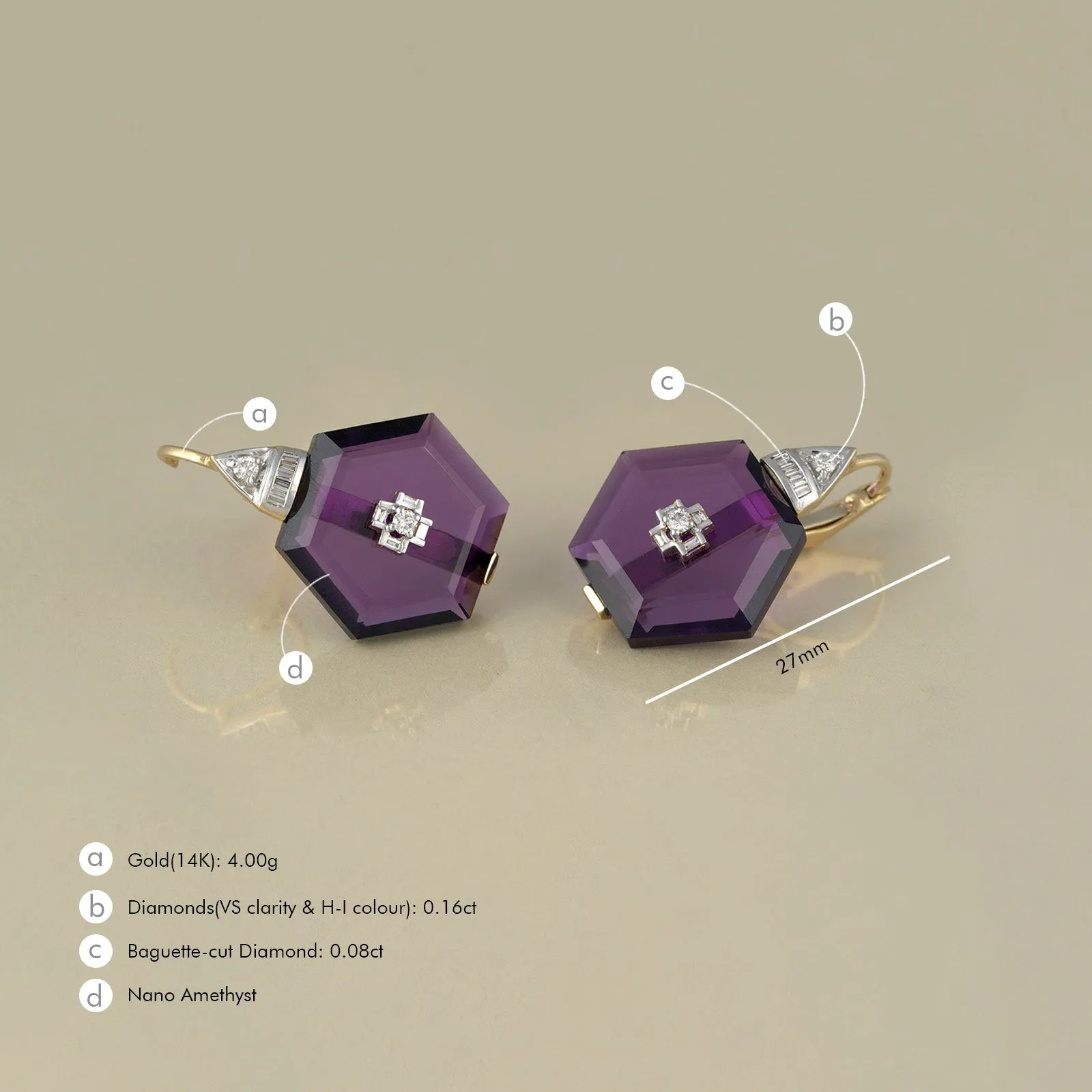 Hexa Earrings