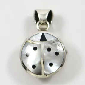 Inlaid Ladybug Pendant